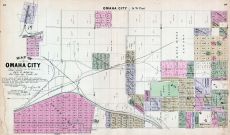 Omaha City - Southwest, Nebraska State Atlas 1885
